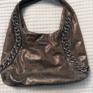 Michael Kors Shimmering Bronze Hobo Bag